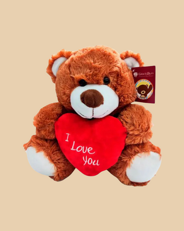 Peluche Teddy I Love You 26cm