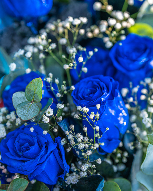 Ramo 6 Rosas Azules