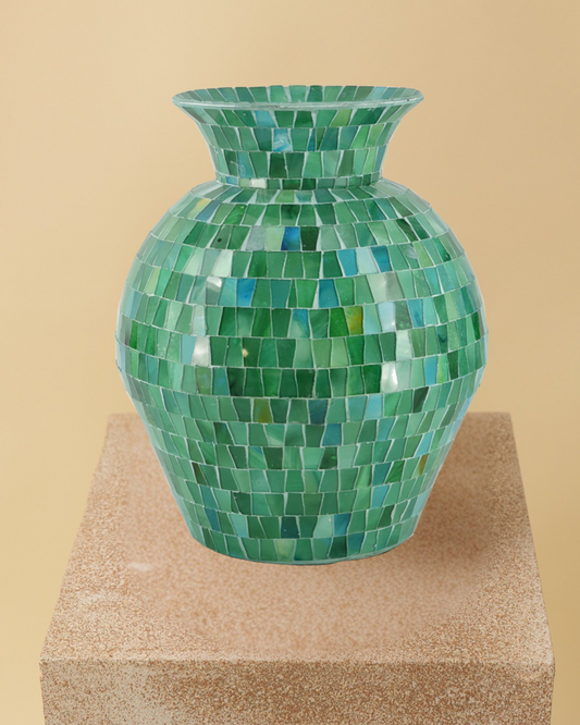 Jarrón Giada Verde